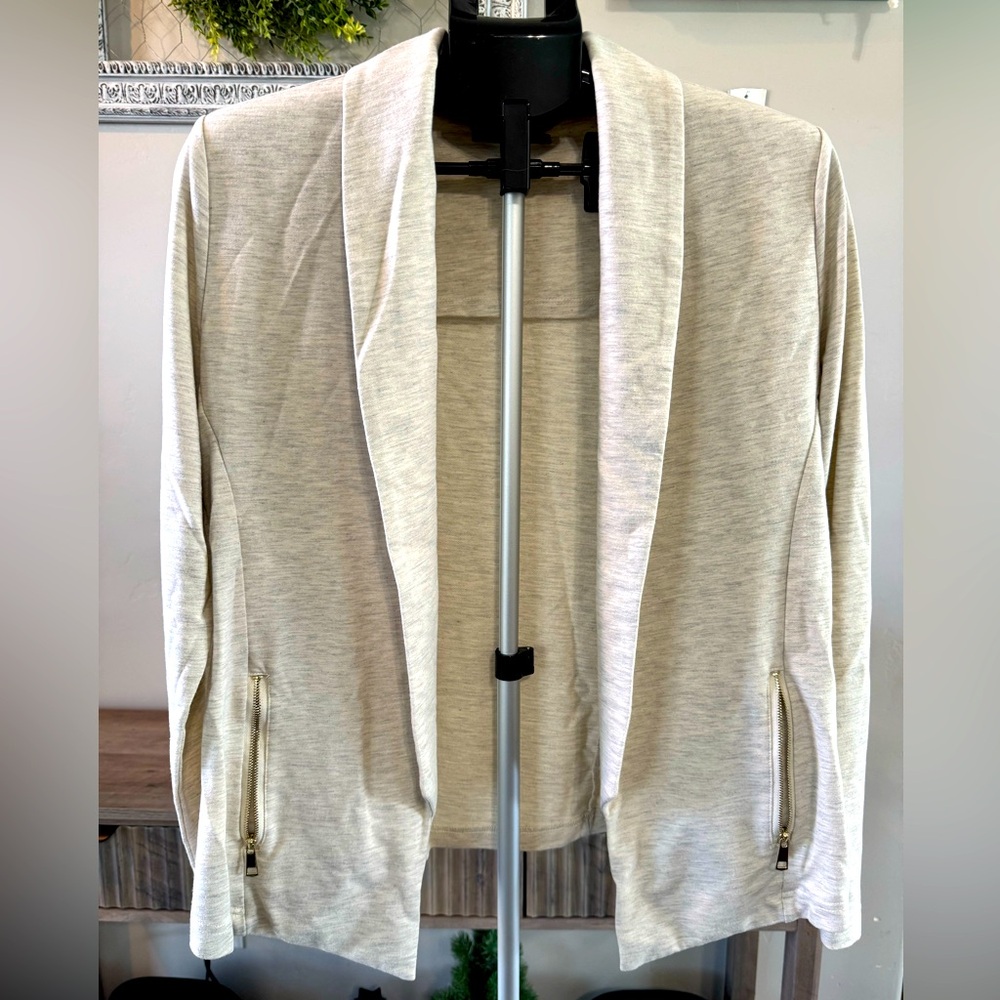 Ivory Open-Front Blazer lemon tart